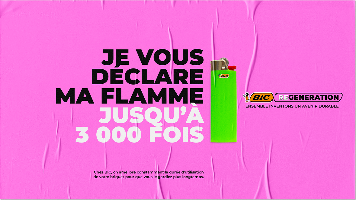 Bic regeneration by DamienC · Directeur Artistique Freelance · Graphiste · Lyon · Campagne · Bic