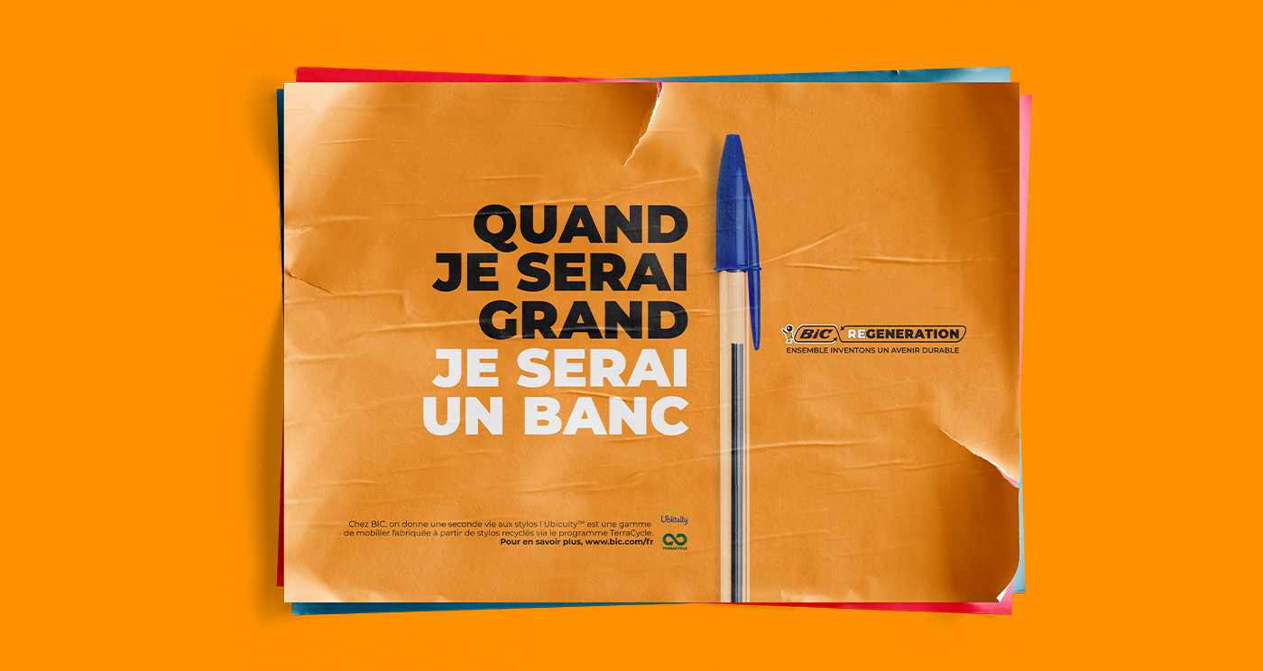 Bic regeneration by DamienC · Directeur Artistique Freelance · Graphiste · Lyon · Campagne · Bic