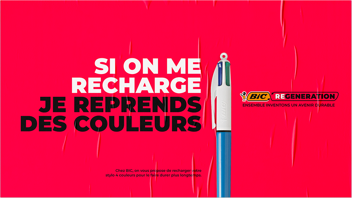 Bic regeneration by DamienC · Directeur Artistique Freelance · Graphiste · Lyon · Campagne · Bic