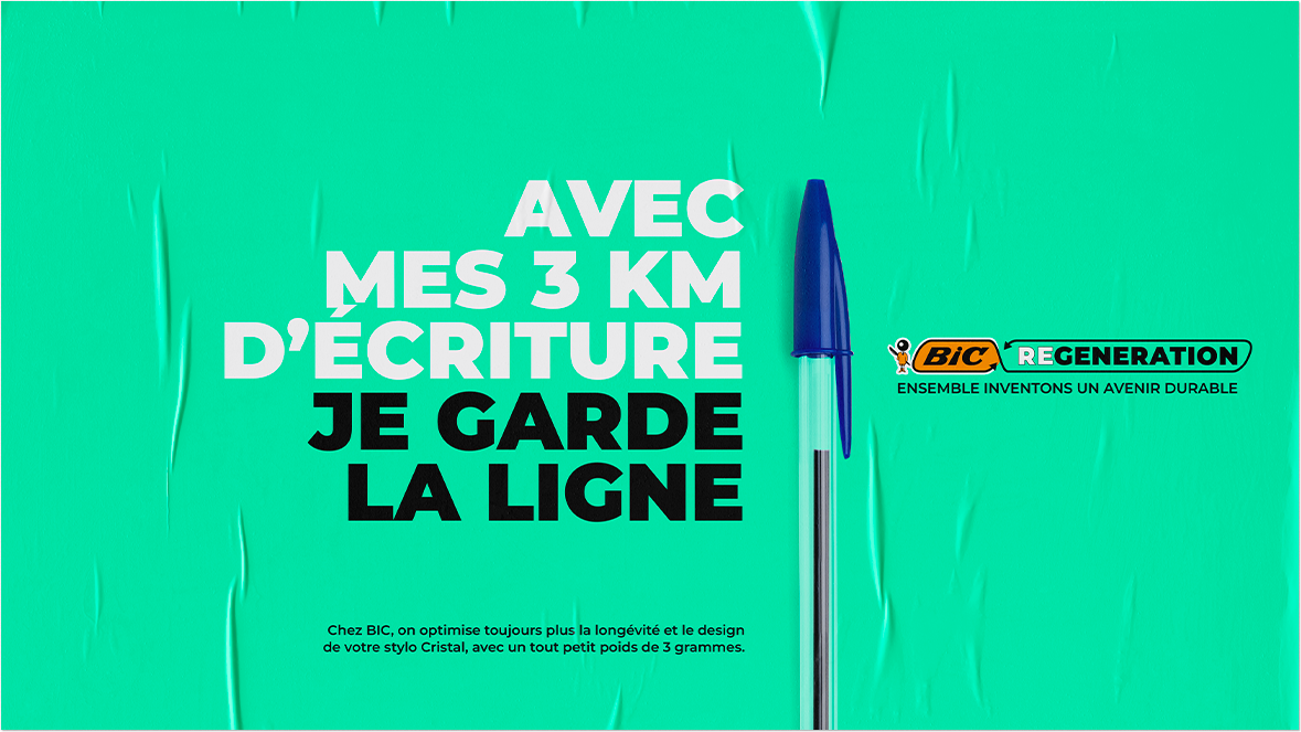 Bic regeneration by DamienC · Directeur Artistique Freelance · Graphiste · Lyon · Campagne · Bic