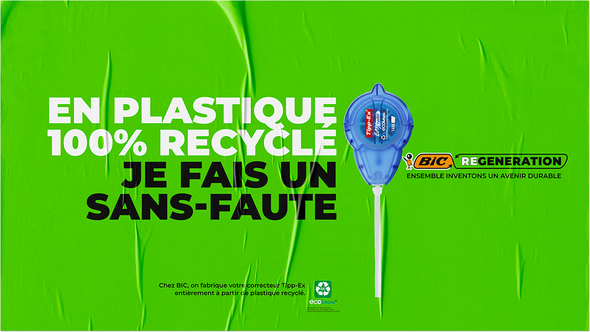 Bic regeneration by DamienC · Directeur Artistique Freelance · Graphiste · Lyon · Campagne · Bic