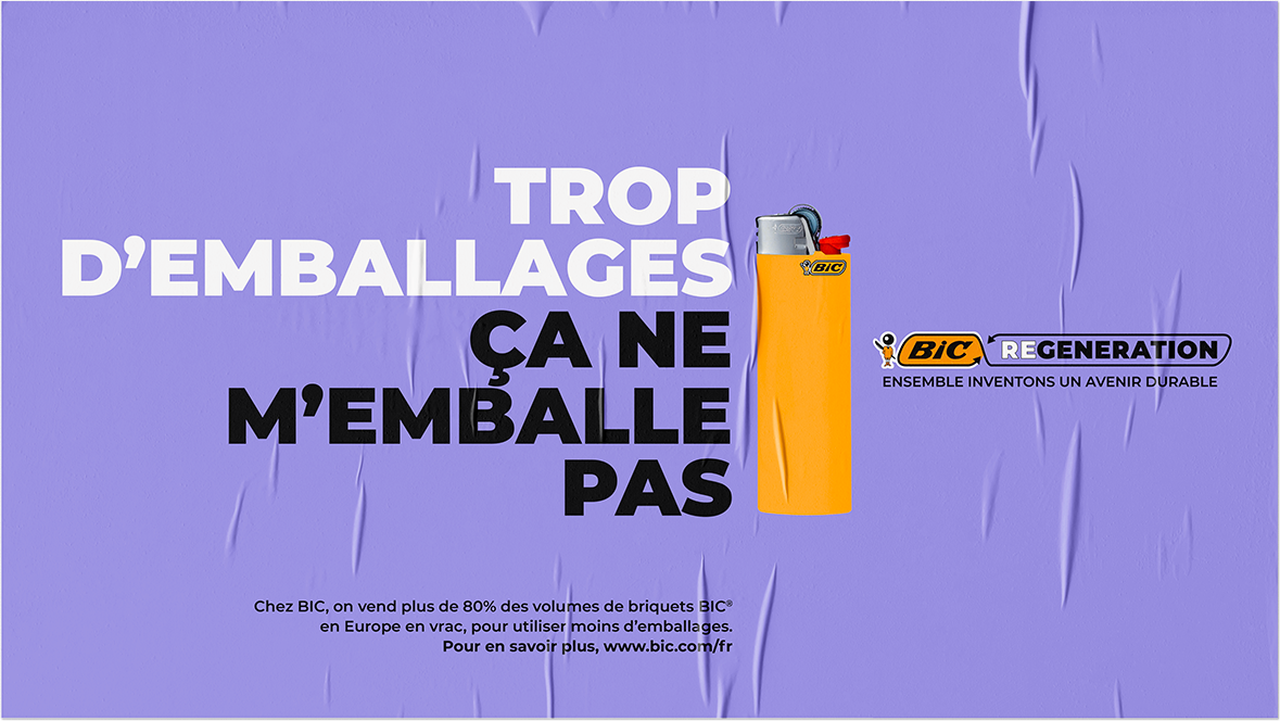 Bic regeneration by DamienC · Directeur Artistique Freelance · Graphiste · Lyon · Campagne · Bic