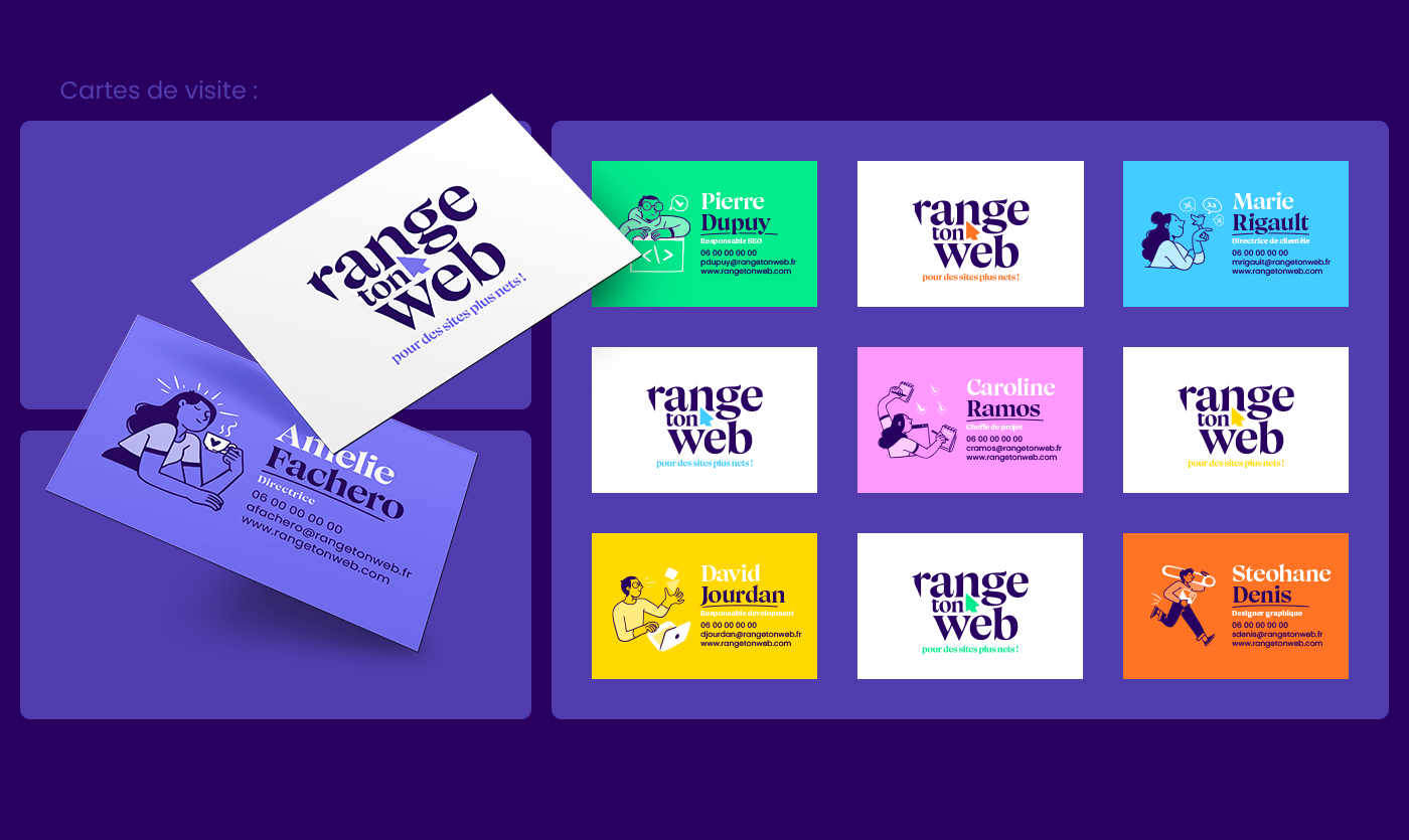 Range ton web by DamienC · Directeur Artistique Freelance · Graphiste · Lyon · Branding · Range ton web
