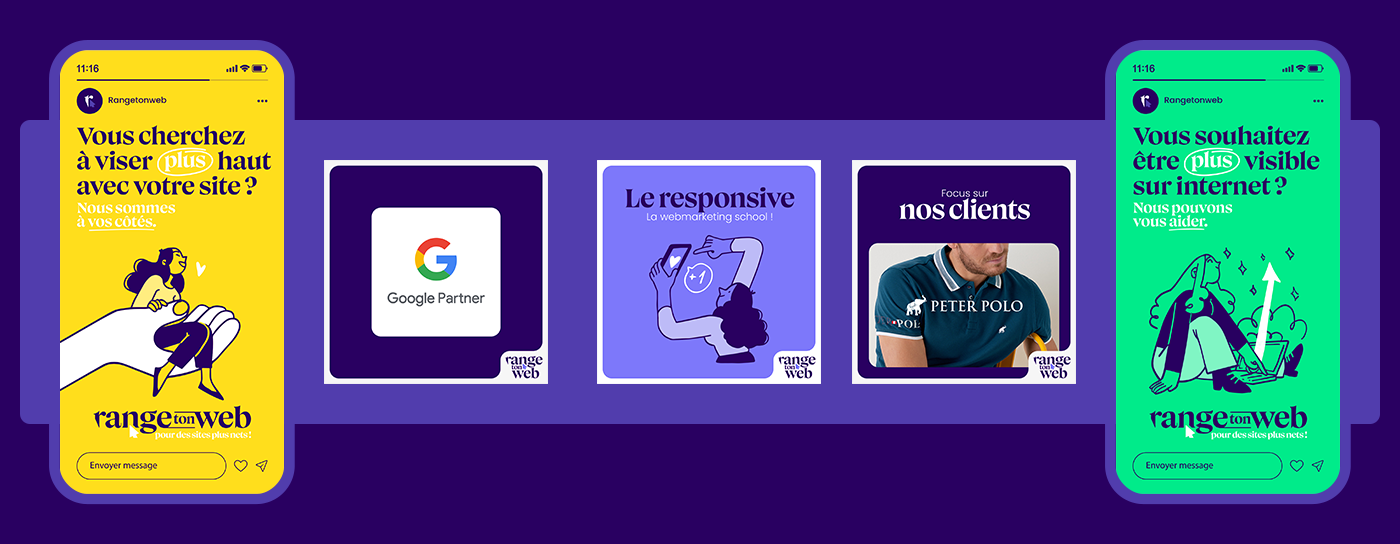 Range ton web by DamienC · Directeur Artistique Freelance · Graphiste · Lyon · Branding · Range ton web